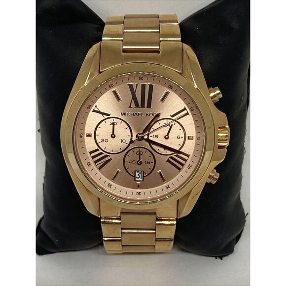 Michael Kors Bradshaw MK5503 Women Stainless Steel Analog Dial Wrist Watch MP109 - Picture 2 of 12